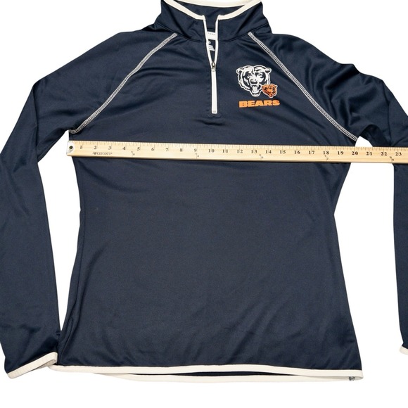 NFL Chicago Bears Qtr Zip Pullover Womens Large NFL‎ Football - Picture 4 of 7